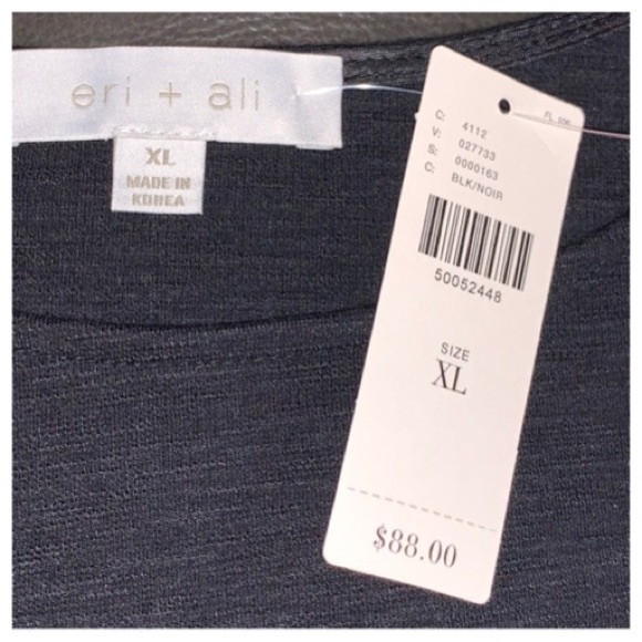 ❌SOLD❌ Anthropology XL Black Tiered Ruffle Top - Picture 6 of 8